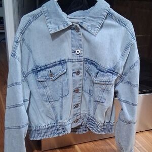 Indigo Blue Light Wash Jean Jacket